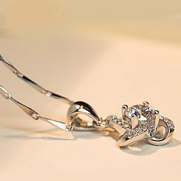 Windmill Diamond 925 Silver Necklace and Pendant - Picture 6 of 7